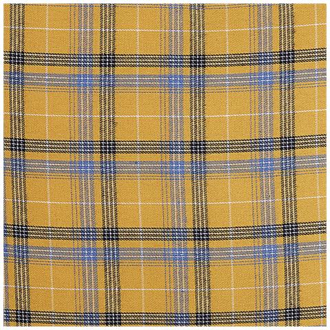 Set Di 2 Cuscini Dicentra 45 X 45 Cm Giallo Trama A Scacchi - Foto 2