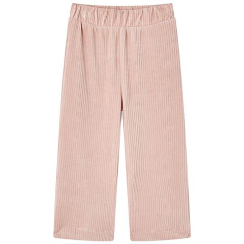 Pantaloni Per Bambini In Velluto A Coste Rosa Chiaro 92 - Foto 1