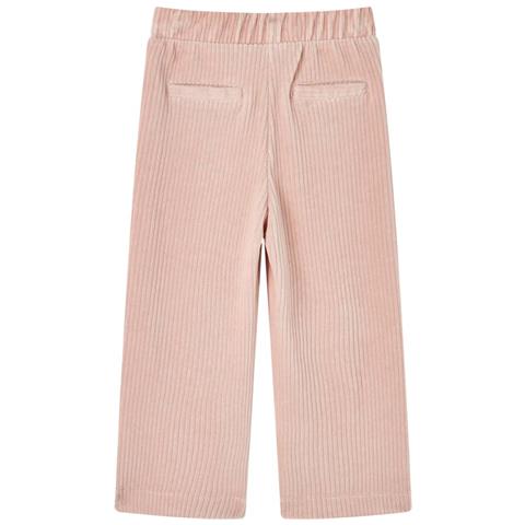 Pantaloni Per Bambini In Velluto A Coste Rosa Chiaro 92 - Foto 2
