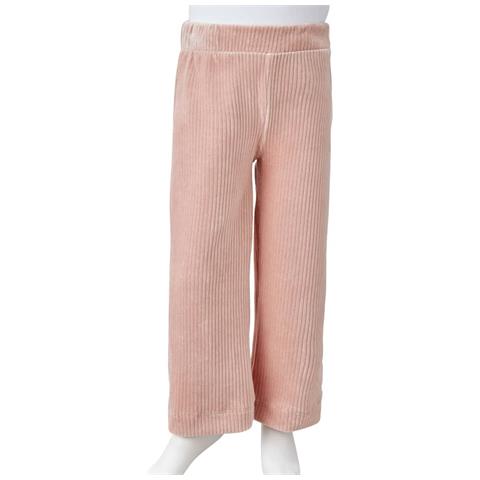 Pantaloni Per Bambini In Velluto A Coste Rosa Chiaro 92 - Foto 8