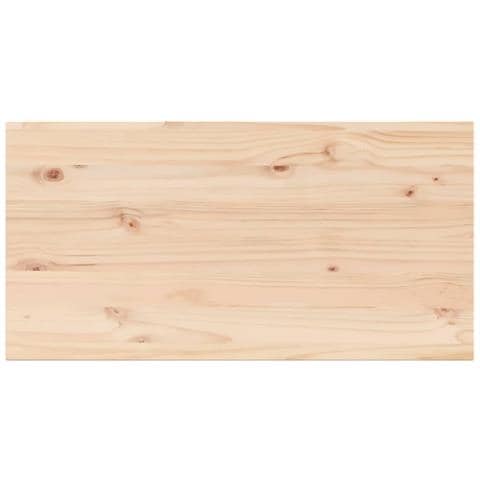 Piani Tavolo 4 Pz 90x45x1,7 Cm Rettangolare Legno Massello Pino - Foto 3