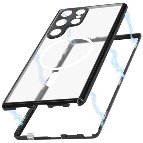 Cover 360° Magsafe Per Galaxy S24 Ultra Retro Rigido Vetro Temperato - Foto 1