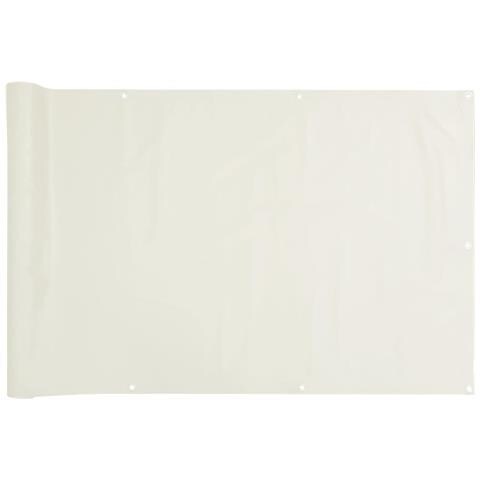 Paravento Da Balcone Bianco 400x120 Cm In Pvc - Foto 2