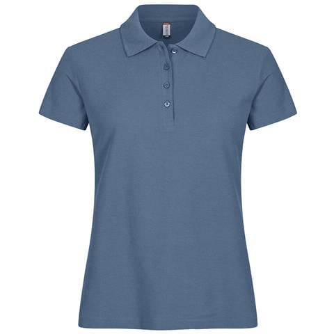 Basic Polo Ladies Blu Acciaio Xl - Foto 1