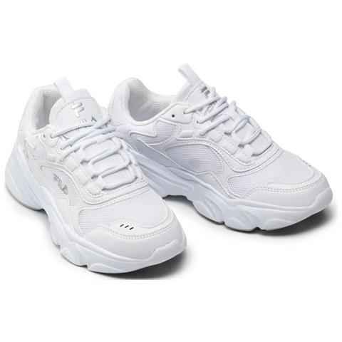 Collene Leisure Trainers White Sneakers Sintetico E Tessile Scarpe Donna Bianco Eu 40, Ffw0045.10004 - Foto 3