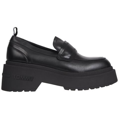 Ava Loafer Mocassino Pelle Scarpe Donna Nero Eu 39, En0en02218 Bds - Foto 2