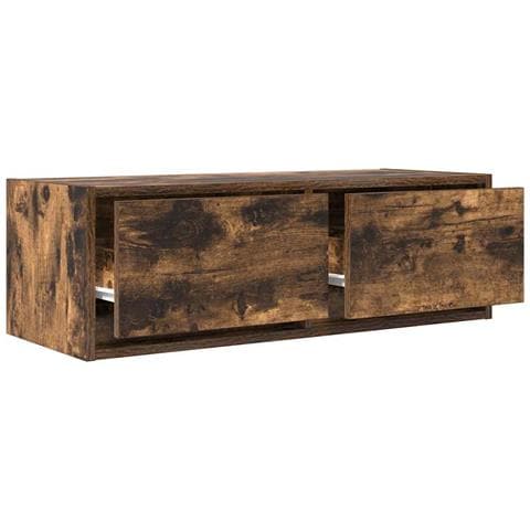 Mobile Porta TV Rovere Fumo 80x31x25,5 cm in Legno Multistrato - Foto 2