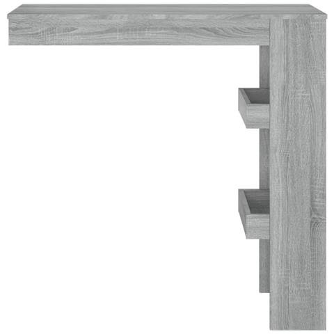 Bancone Da Muro Grigio Sonoma 102x45x103,5 Cm Legno Multistrato - Foto 2