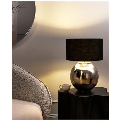 Lampada Da Tavolo Sobramati Metallo Argento - Foto 1