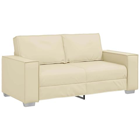 Divanetto  Crema 140 cm in Pelle Sintetica - Foto 1