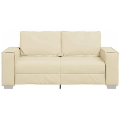 Divanetto  Crema 140 cm in Pelle Sintetica - Foto 2