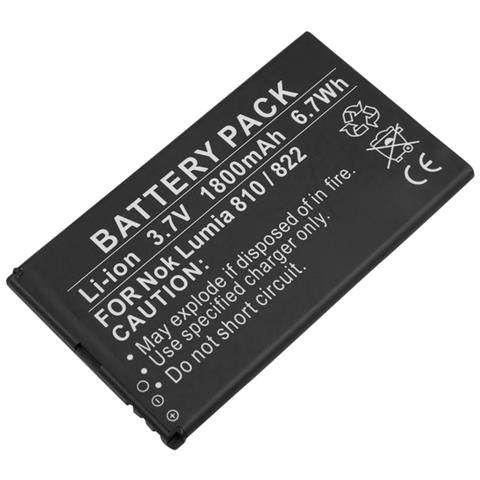 Batteria Di Ricambio Per Lumia 810 / Lumia 822 Li-ion 3.7v 1800mah 6.7wh - Foto 1