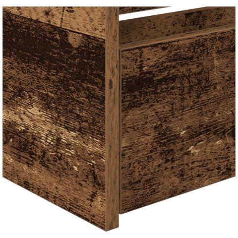 Letto a scomparsa Legno invecchiato Legno ingegnerizzato - Foto 9