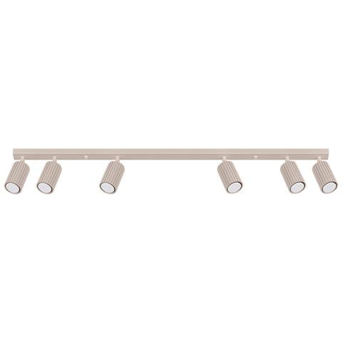 Lampada Da Soffitto Karbon 4 Taupe Sl. 1766 - Minimalist Lampada A Soffitto Talpa 16.5x117x6.5 Cm - Foto 1