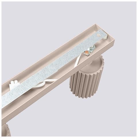 Lampada Da Soffitto Karbon 4 Taupe Sl. 1766 - Minimalist Lampada A Soffitto Talpa 16.5x117x6.5 Cm - Foto 8