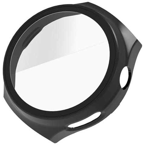 Custodia Per Smartwatch Kpep Con Protezione Schermo In Vetro Temperato - Cover Rigida In Pc Black - Foto 2