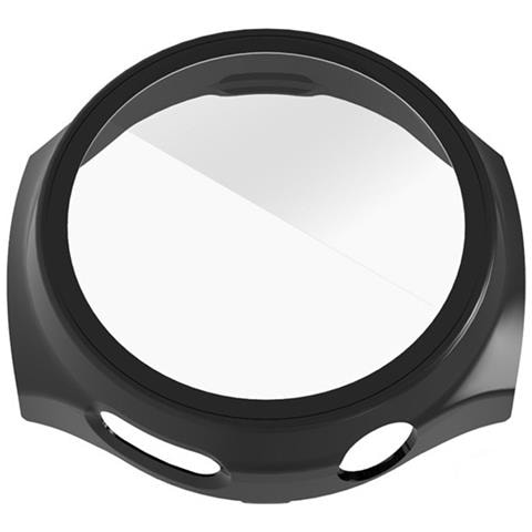 Custodia Per Smartwatch Kpep Con Protezione Schermo In Vetro Temperato - Cover Rigida In Pc Black - Foto 3