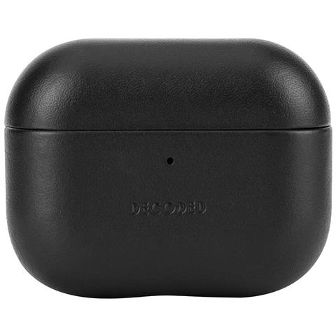 Custodia Per Airpods Pro 3 In Pelle, Design Elegante Serie Aircase, Nero - Foto 1