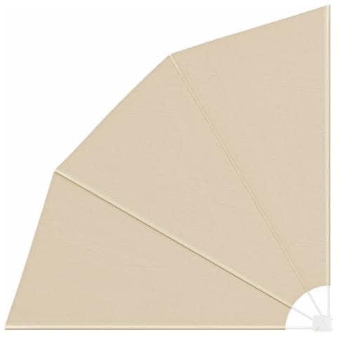 Schermo di Privacy per Balcone Beige 210 x 210 cm Tessuto - Foto 1
