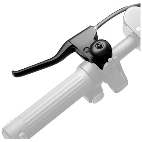 Manopola Del Freno Sinistro Scooter 4 Pro Max Originale Con Campanello, Nero - Foto 2