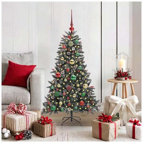 Albero di Natale artificiale con 150 LED Verde 120 cm - Foto 2