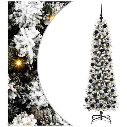 Albero di Natale artificiale con 300 LED Bianco 180 cm - Foto 1