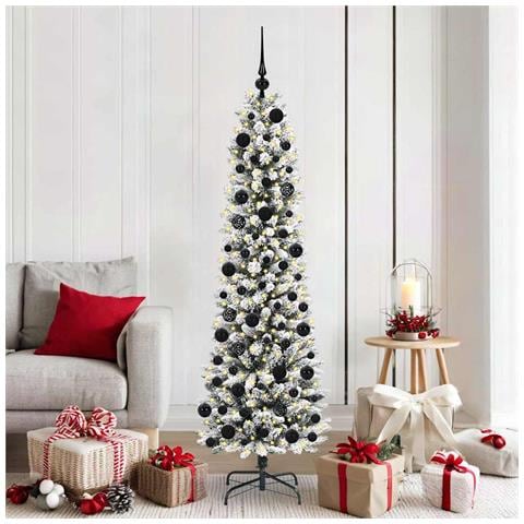 Albero di Natale artificiale con 300 LED Bianco 180 cm - Foto 2
