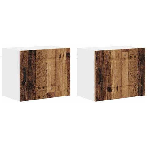 Pensile cucina con porta 2 pcs Legno vecchio 50 x 31 x 40 cm - Foto 1