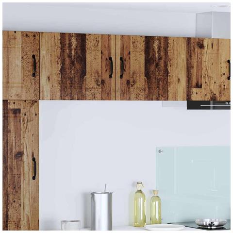 Pensile cucina con porta 2 pcs Legno vecchio 50 x 31 x 40 cm - Foto 2