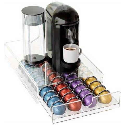 Porta Capsule Caffè Acrilico Per Nespresso Vertuo - Contiene 40 Capsule - Foto 1