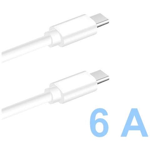 Cavo Dati E Ricarica Type C Originale Flashcharge Ricarica Rapida 100cm 120w White Bulk Per Smartphone - Foto 2