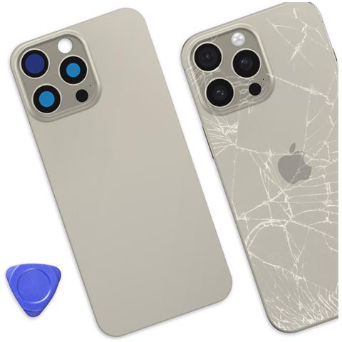 Coperchio Batteria Di Ricambio Per Iphone 16 Pro Max Con Adesivo Integrato - Foto 2