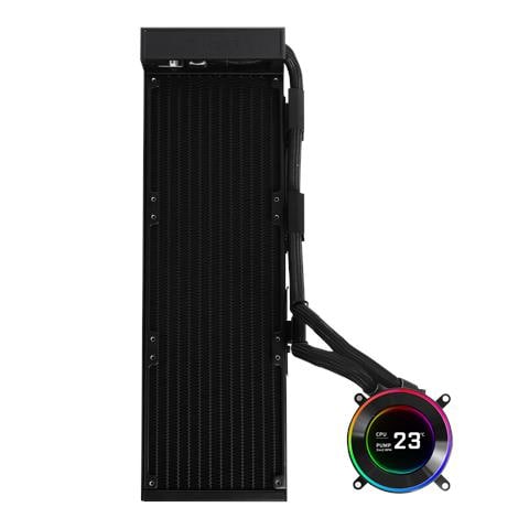GA II Hydroshift II LCD-C 360N Case per computer Raffreddatore di liquidi tutto in uno Nero - Foto 3