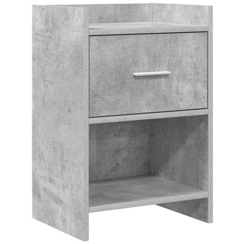 Comodini Grigio Cemento 40 x 30 x 60 cm Legno ingegnerizzato - Foto 1
