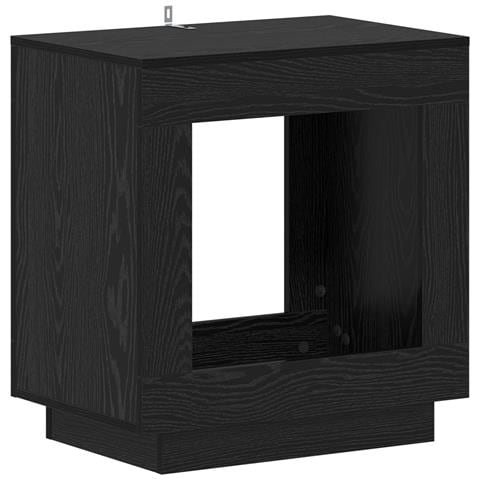 Tavolo laterale Rovere Nero 60 x 40 x 65 cm - Foto 1