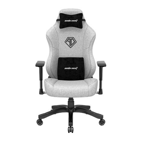 Phantom 3 Sedia da gaming per PC Sedia imbottita tappezzata Grigio - Foto 1