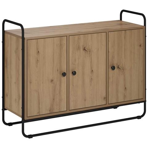 Credenza Rovere Artigianale 102 x 35 x 75 cm - Foto 1