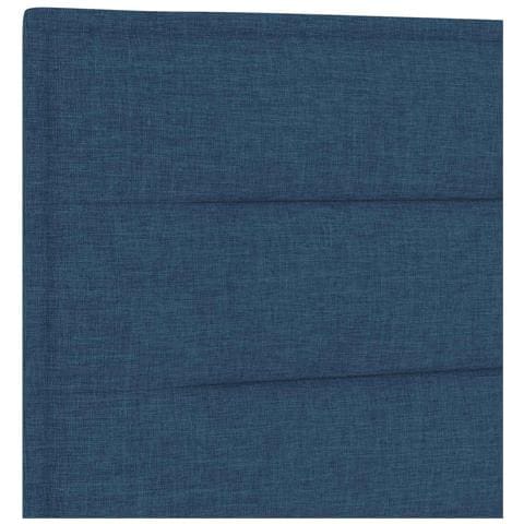 Letto box spring con materasso Blu 100 x 200 cm Tessuto - Foto 10