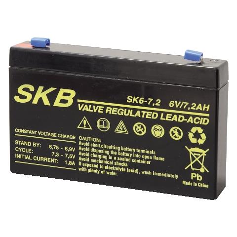 Batteria al piombo ricaricabile 6V 7,0Ah - AGM ideale per UPS, Sistemi di allarme, Gruppi di continuità, Peg Perego, lampada di emergenza - Foto 4