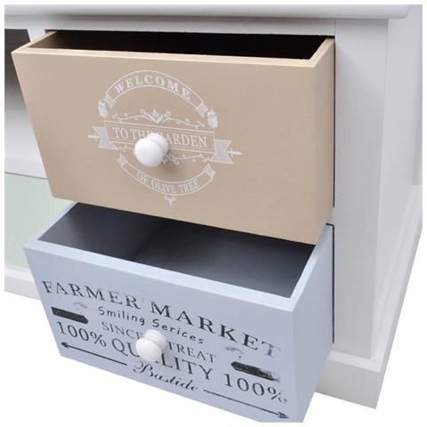 Mobile Porta TV in Stile Francese in Legno - Foto 2