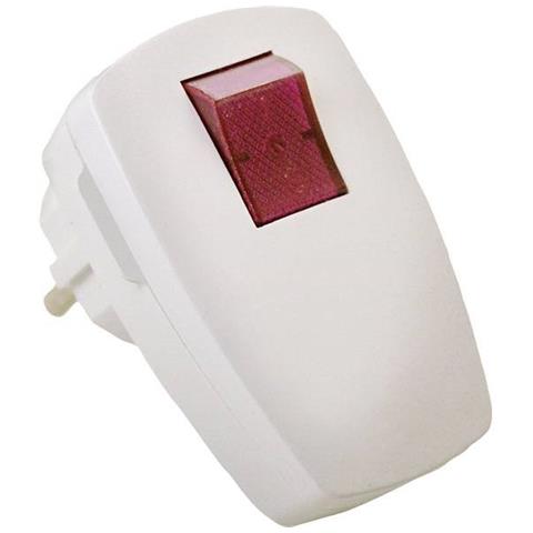Spina Di Sicurezza Con Interruttore 230 V Bianco Ip20 - Foto 1
