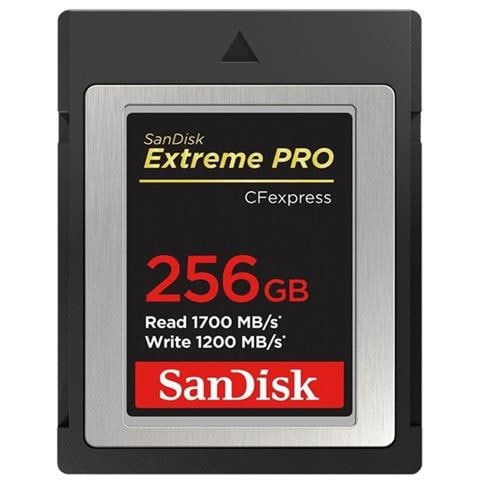 Scheda di Memoria CompactFlash Extreme Pro 256 GB Velocità 1700 MB / s - Foto 1