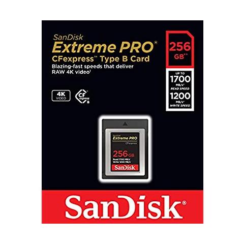 Scheda di Memoria CompactFlash Extreme Pro 256 GB Velocità 1700 MB / s - Foto 4