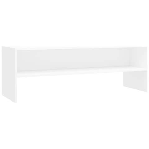 Mobile Porta TV Bianco 120x40x40 cm in Legno Multistrato - Foto 1