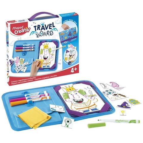 Mappa Creativa - Tavola Da Viaggio - Disegni Magnetici E Cancellabili In Ardesia Nomade - Foto 1