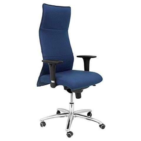 Poltrona Albacete Bali Blu Navy Sedie Da Ufficio, Taglia Unica - Foto 1