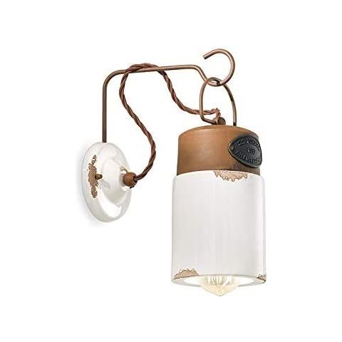 Industrial C1621, Applique, - Bianco - Foto 1