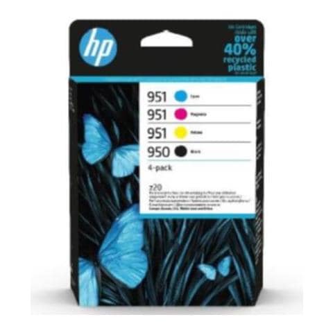 950 / 951 Cartuccie Ink Originali Nero / Ciano / Magenta / Giallo per OfficeJet Pro 8100 / 8600 / 8610 Confezione 4 Pezzi - Foto 2