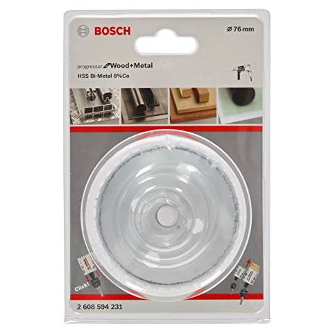 2608594231 Sega A Tazza For Wood & Metal, Legno E Metallo, Accessorio Per Foratrice, Ø 76 Mm - Foto 1