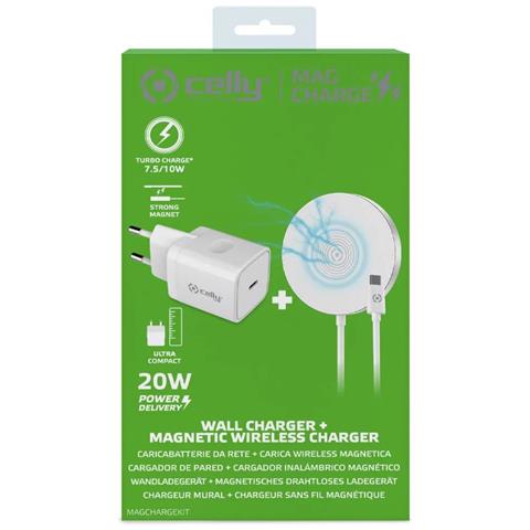 Kit Con Alimentatore 20w + Caricabatterie Wireless Magnetico - Foto 10